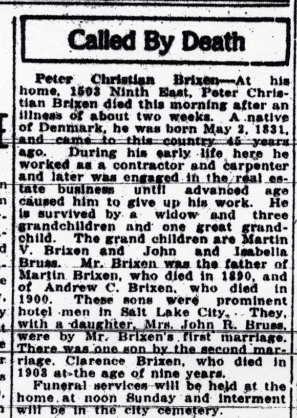 Peter C. Brixen's obituary