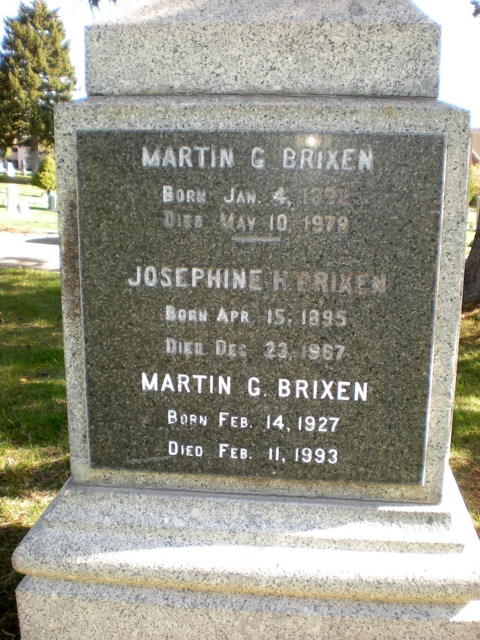 Martin Gutke Brixen and his wife, Josephine Henson Brixen and thier son, Martin Gerald Brixen.