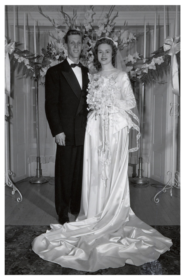 Marriage of Martin Brixen and Peggy Strong.