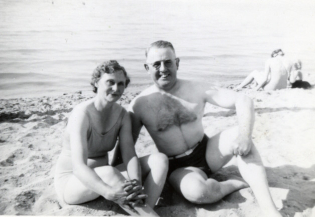 Martin & Josephine at the beach
